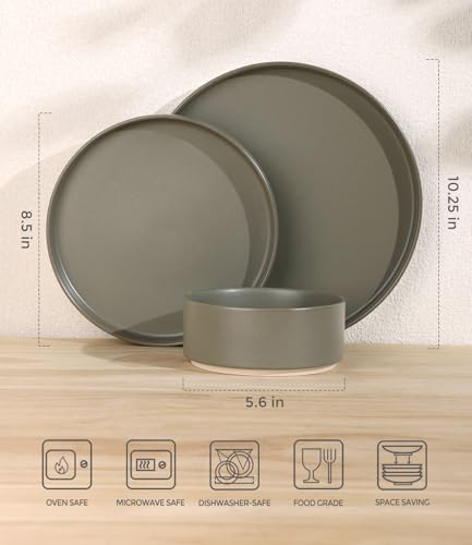 Terra Handmade Ceramic Dinnerware Set for 4
