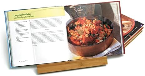 Lipper International 8815 Bamboo Wood and Acrylic Cookbook Holder