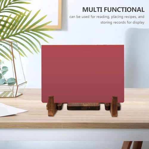 Magiclulu Retro Wood sAdjustable Retro Wooden Book Stand cookbook Holder Lap desk Organizer