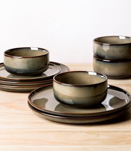 Handmade Ceramic Dinnerware Set for 4