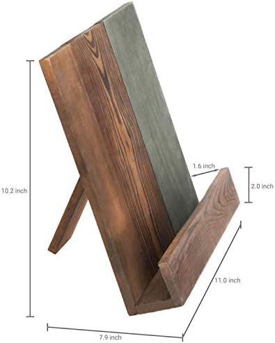 Rustic 2-Tone Manual Wooden Kitchen Cook PronDER Stand