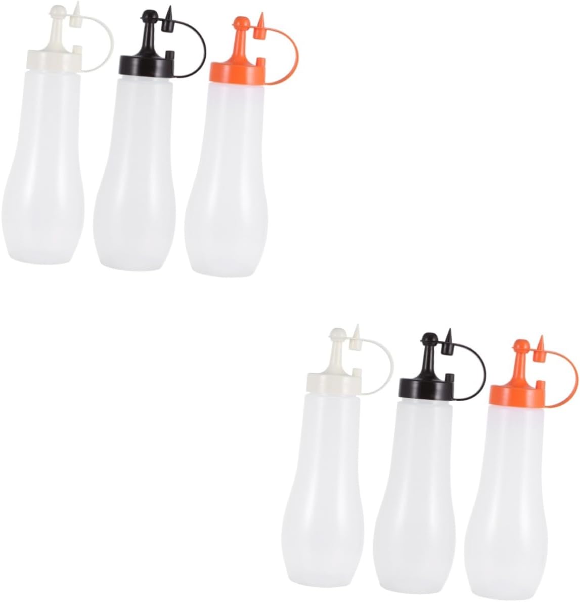 Cabilock 6-Pack Condiment Squeeze Bottles