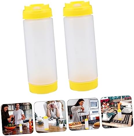 FETECHL Plastic Squeeze Bottles - 20oz for 2