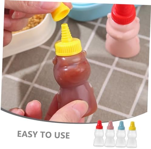 Cabilock 8 Pack Mini Bear Condiment Bottles 1