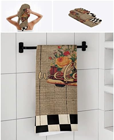 SEVENBABU Bath Towels Set of 3 Soft Lightweight Beach Towels