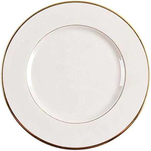 Sturdy Blue and White Dinner Plate