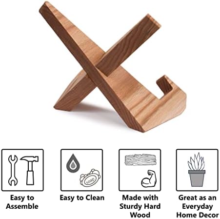 Handmade Wooden Farmhouse Cookbook Stand