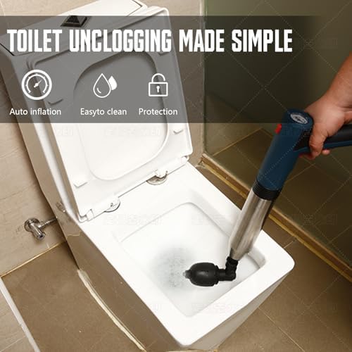 Electric Toilet Plunger Quick Powerful