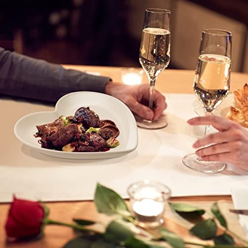 Suclain Heart Shaped Plates 12 Piece Set