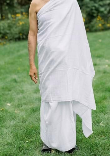 Amna Linen Ihram Towel Set for Umrah Hajj