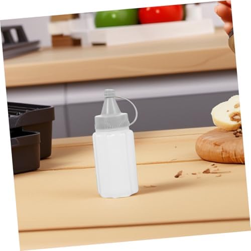 Zerodeko 8PCS Reusable Condiment Squeeze Bottles 30ml Set of 8