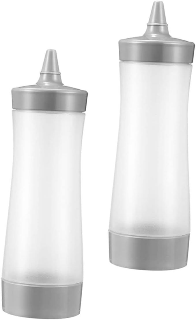 Hemoton Plastic Squeeze Bottle 2-Pack