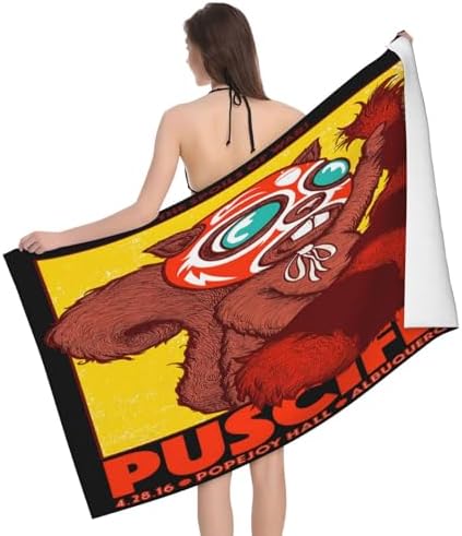 Quick-Dry Microfiber Beach Towels Printed 52x32
