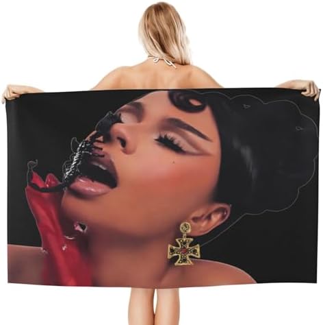 Mariah The Music Scientist Microfiber Bath Towel for Home Fitness