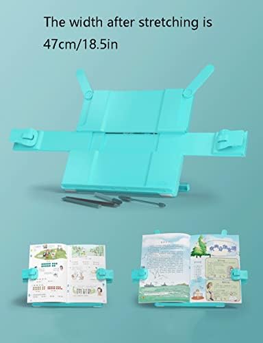 Adjustable Angle Hands-Free Plastic Book Stand