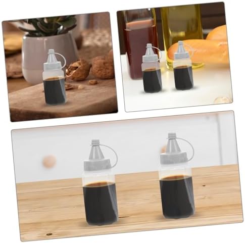Perfect size condiment bottles for home and camping