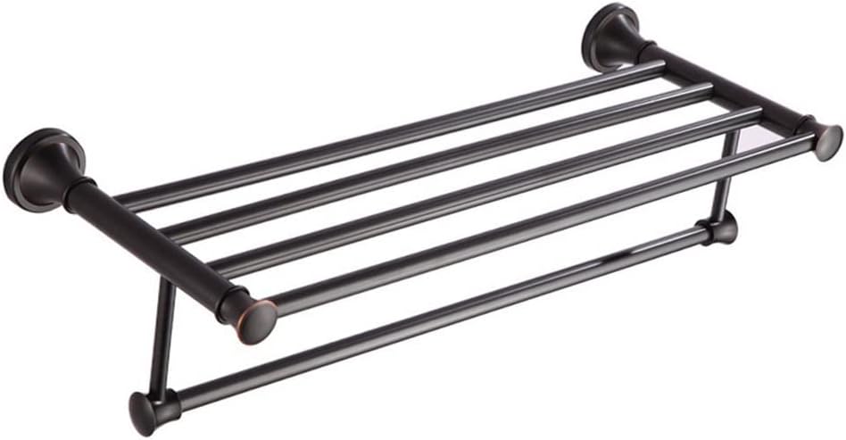 All-Copper Black Towel Rack Minimalist Bathroom hardware
