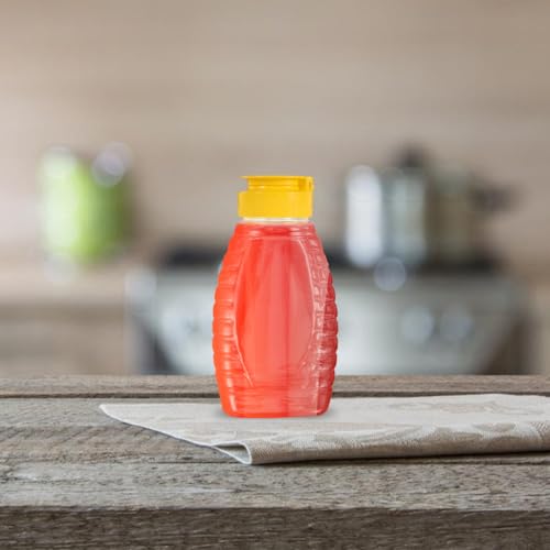 BESPORTBLE Refillable Honey Dispenser with Flip Top Lid