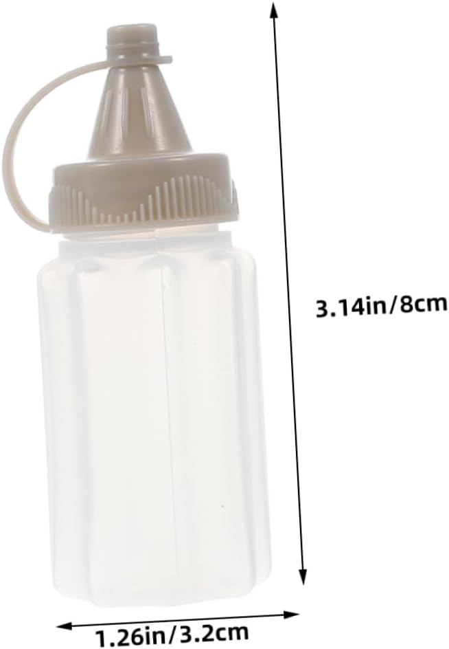 Ounona Ketchup Squeeze Bottles Set of 12 12 Piece Leakproof Condiment Containers