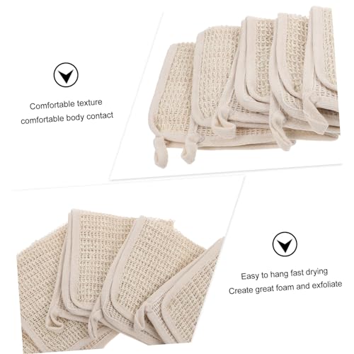 Reusable Exfoliating Linen Square Bath Towel Set