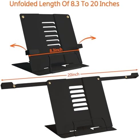 MEWPON Hands-Free Reading Stand Perfect for Kitchen Office Use