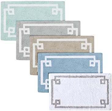 Madison Park Evan Bath Rug 20x30 Blue