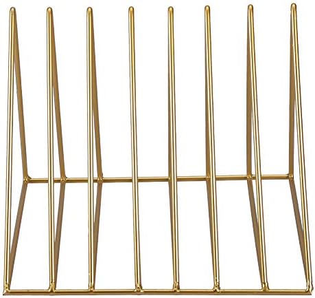Bookshelf Creative Iron Triangle for Books Magazines