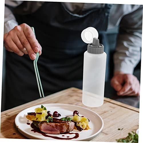 Premium Condiment Squeeze Bottles Set of 8