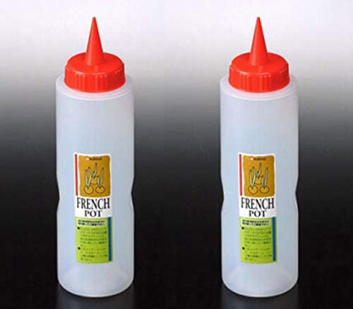 JapanBargain 3270x2 Squirt Condiment Bottles Set of 2
