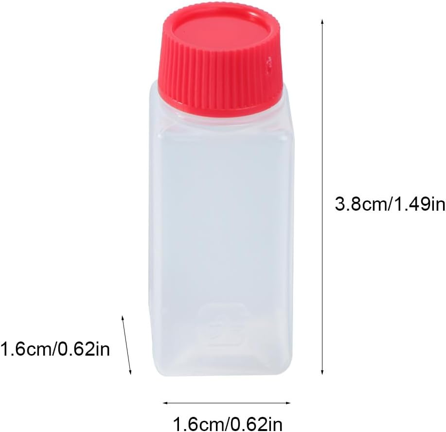 Mini Seasoning Bottles Set - 100pcs 65ml BentoCondimentSqueezeBottles