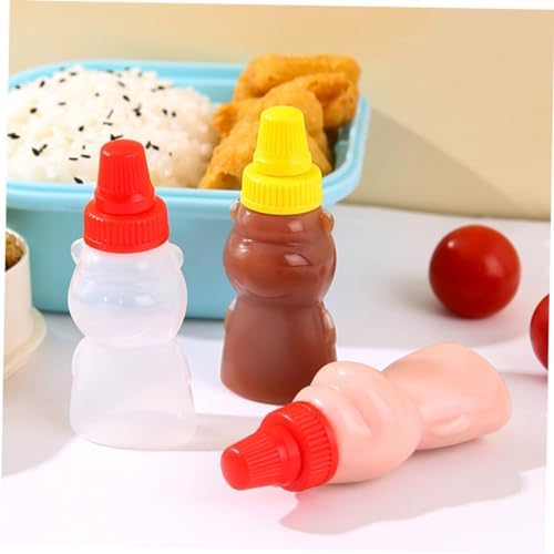 Cabilock 8 Pack Mini Bear Condiment Bottles 1