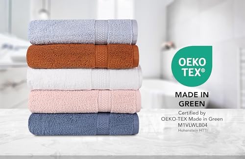 A1 Home Collections Burnt Caramel Bath Towels Pack of 4