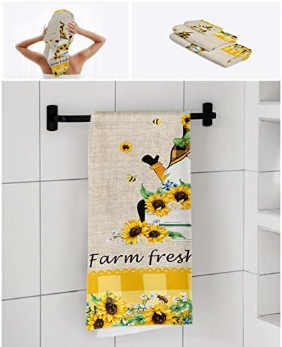 SEVENBABU Bath Towels Set of 3 Soft Absorbent Lightweight
