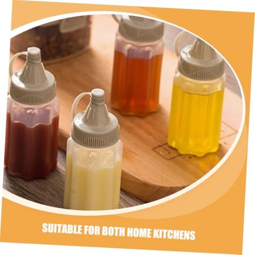 12-Pack Reusable Mini Squirt Condiment Bottles