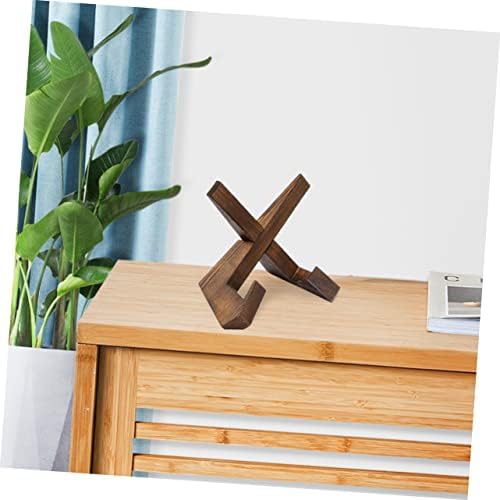 PRETYZOOM Elegant Wooden Recipe Stand for Kitchen Countertop