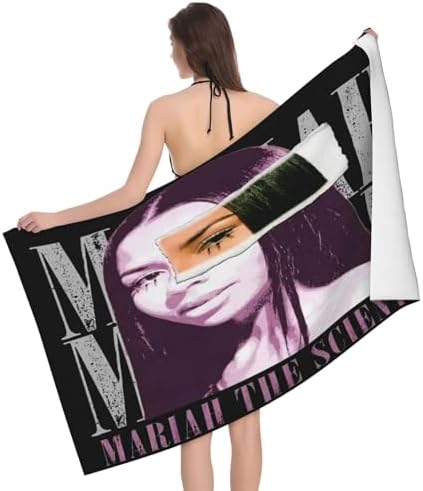 Utxnjskl Mariah The Music Scientist Bath Towel Microfiber 52x32 inches