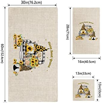 Sunflowers Bath Towels Set