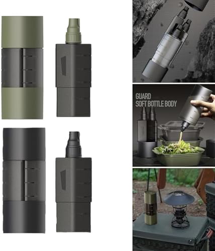 Meiliyizu Spices Squeeze Bottle for Kitchen and Outdoor Use