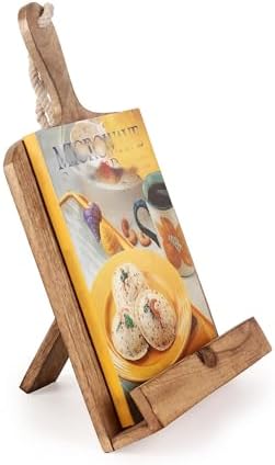 Mango Wood CookBook Stand Adjustable and Durable