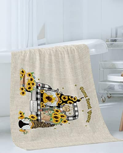 Sunflowers Bath Towels Set