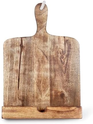 Mango Wood CookBook Stand Adjustable and Durable