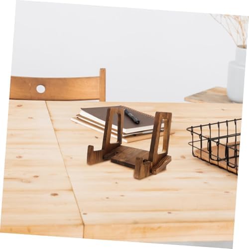 VOSAREA 3Pcs Wooden Cookbook Stand with Reading Display Features
