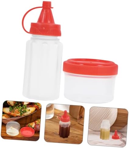 Cabilock Mini Jam Squeeze Bottle - Salad Dressing Container