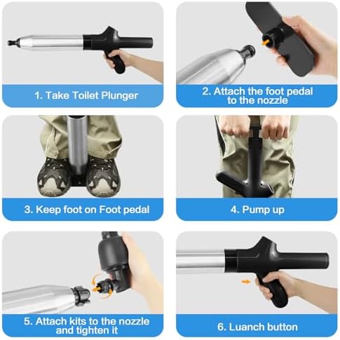 LPZ Heavy-Duty Toilet Plunger