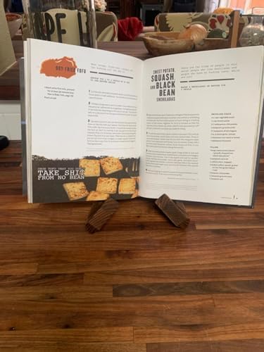 Cookbook Stand for Kitchen Rustic Design for Women