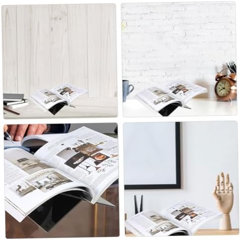 QUMIIRITY Acrylic Cookbook Stand Holder Display Unit