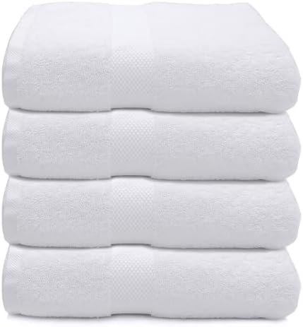 Luxury 100 Cotton Bath Towel Set - 27x54