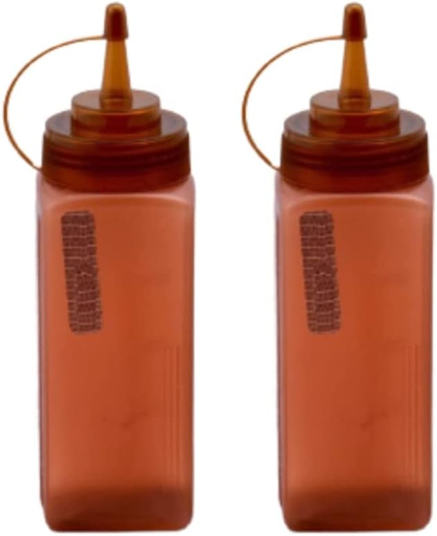 500ml BPA-Free Condiment Squeeze Bottles 2-Pack