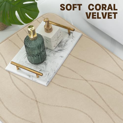 YIHOUSE Memory Foam Bathroom Rugs