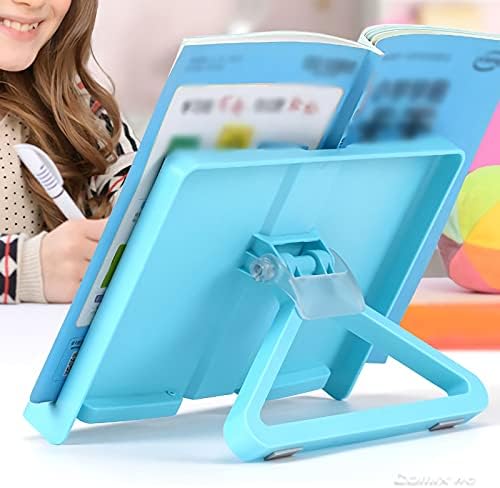 Adjustable Book Stand for Kitchen Office 11x8 Inch Pink